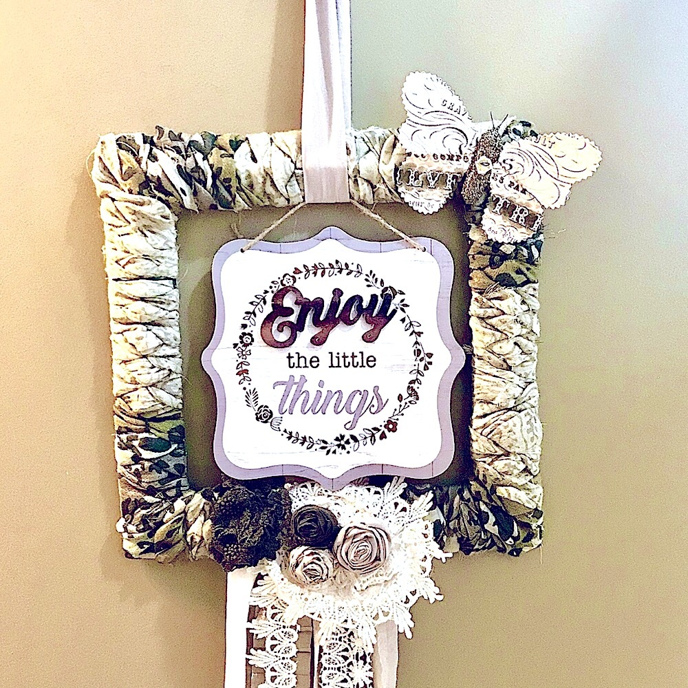 Enoy the Little Things Handmade Wall Decor